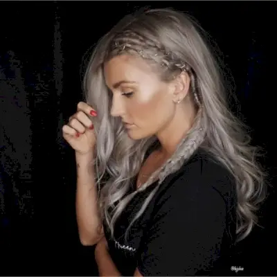 Picture of a bohemian rock fancy hairstyle