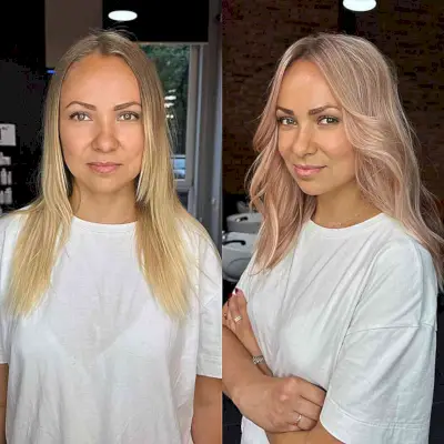 Light Pink Tones for Thin Hair