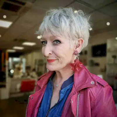 Voluminous Layered Pixie Haircut for fine hair