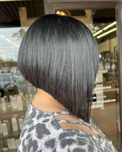 Healthy Short and Straight A-Line Bob Cut