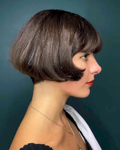 Cute Short Bob for Straight Thick Hair