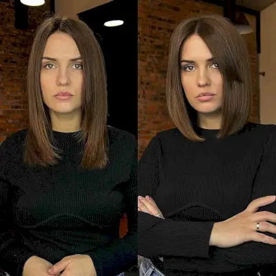 Sleek and Sexy Lob Cut for Straight Hair