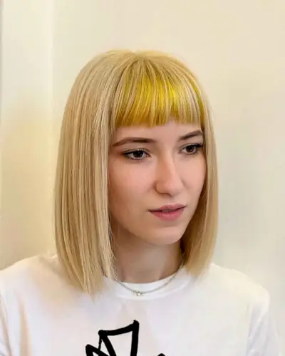 Long Bob with Short Bangs