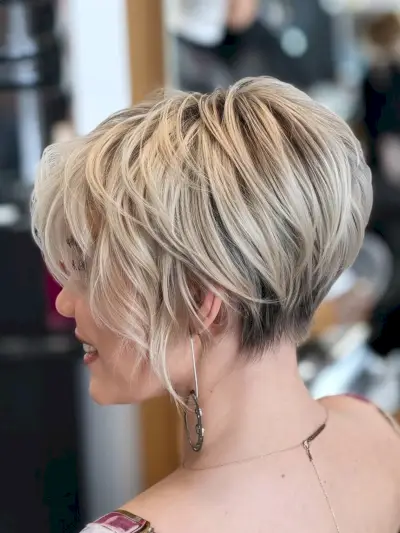 Textured Cut for Very Short Thick Hair
