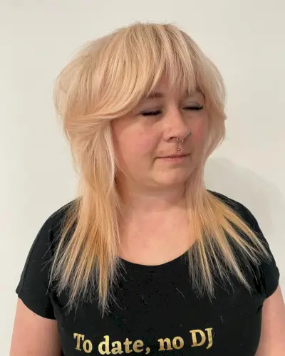 Wolf Cut with Bangs and Shaggy Layers