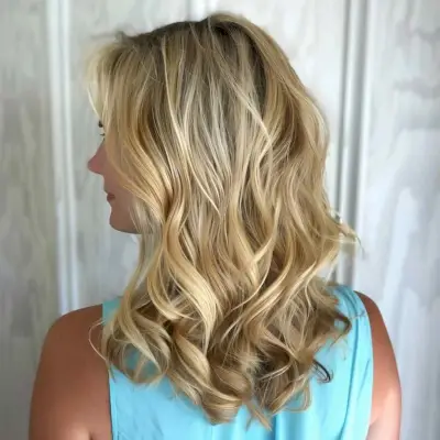 Soft Curls with Texture for Finer Hair