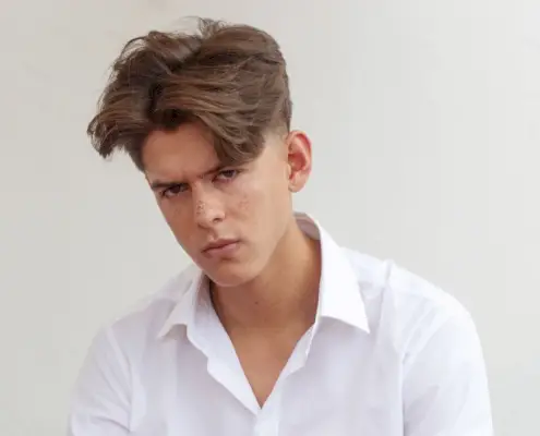 ショートミドルパートローフェードヘアカット