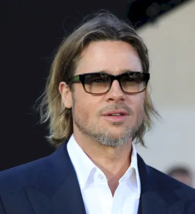 Brad Pitt Partie Moyenne Cheveux