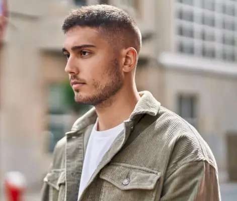 バズカットテクスチャード加工