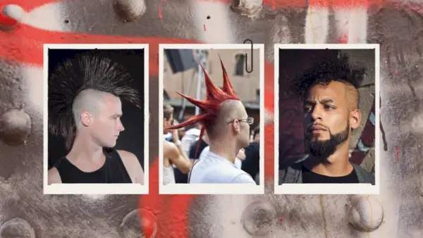 Coupes de cheveux mohawk hommes