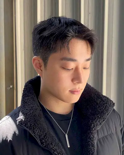 Kpop-Inspired Tapered Razor Cut for Boys