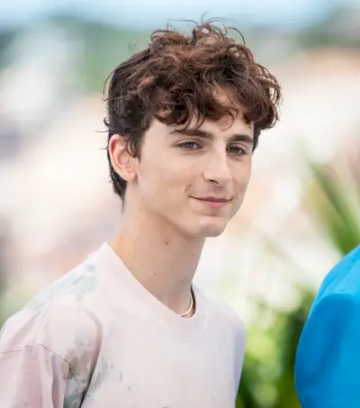 Timothée Chalamet 2021 Filmski festival v Cannesu The French Dispatch Curly Hair