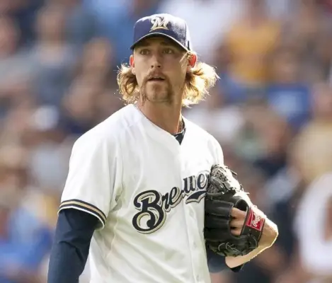 John Axford Fu Manchu Schnurrbart