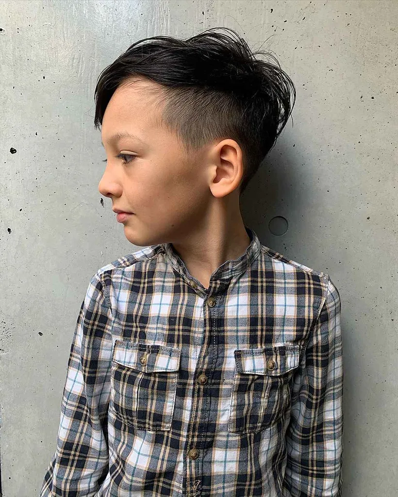 lille drengs klassiske taper fade' title=