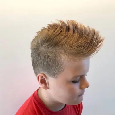 top styling mohawk fade for kids