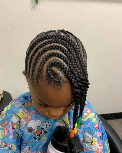Fun Braided Mohawk