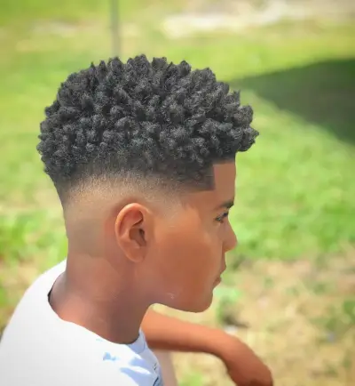 Temple Fade for Black Kids