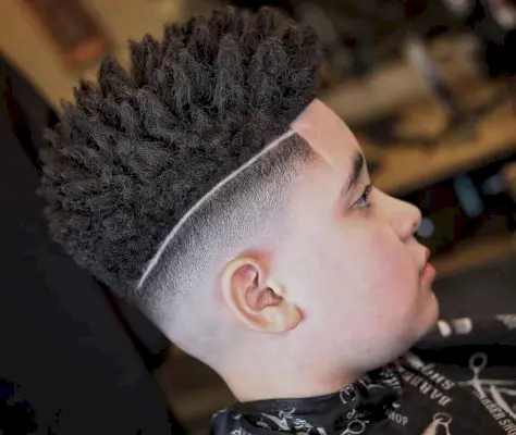 High Fade + Surgical Part for Boys