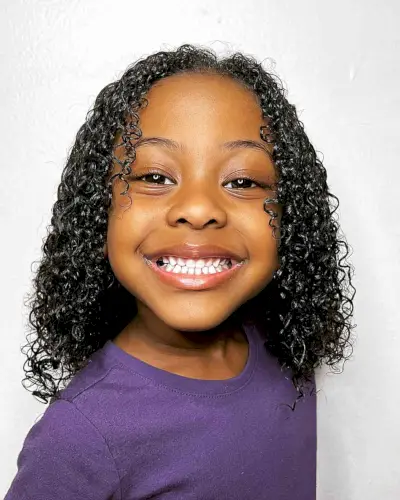 Medium-Length Layers for Black Girls