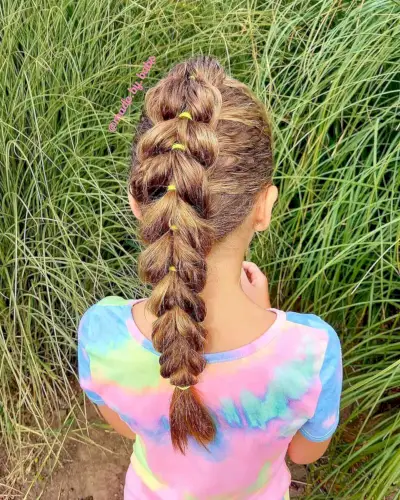 Back to School Braided Ponytail