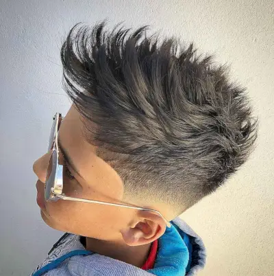 spiky hair fade for preschooler boy