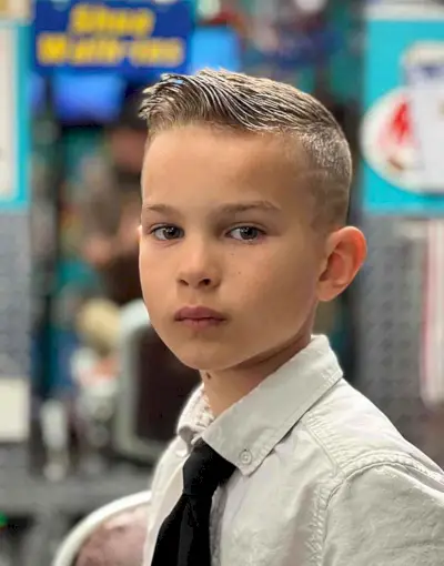 quiff cut for a toddler boy