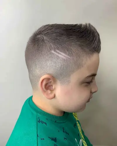 crew cut hairstyle for a toddler boy