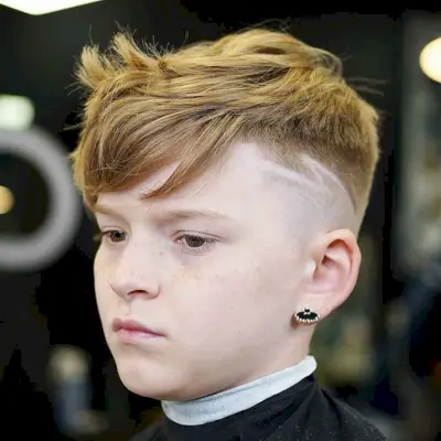 messy french crop with cool designs