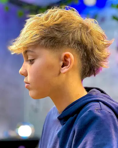 Modern Mohawk Fade for Boys