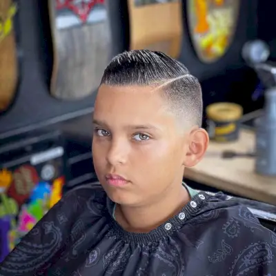 Slicked Back Hard Part for Little Guys