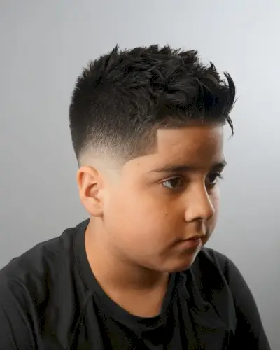 School ready boys haircut