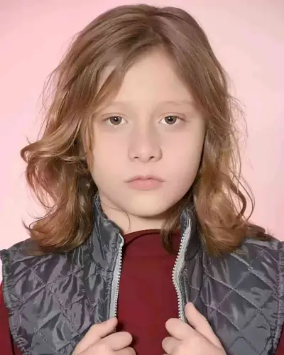 Natural Tousled Long Haircut on Kids