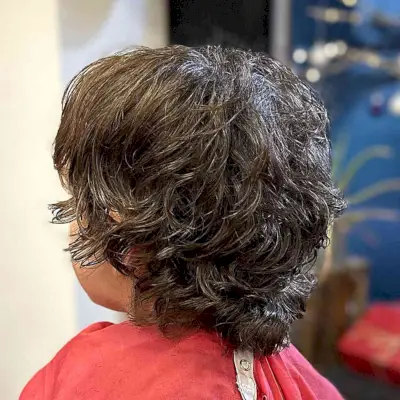 Long Choppy Wolf Cut with Layers on Little Boys