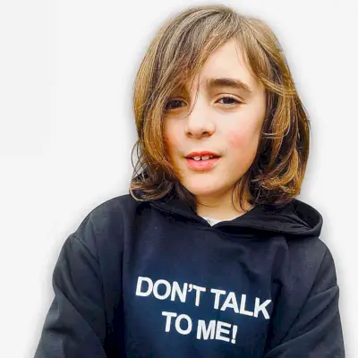 Side-Swept Long Haircut with Layers for Young Kids