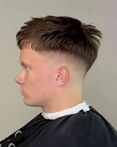 Trendy Drop Fade Haircut for Teenage Boys