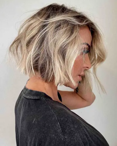 fun short layered hair