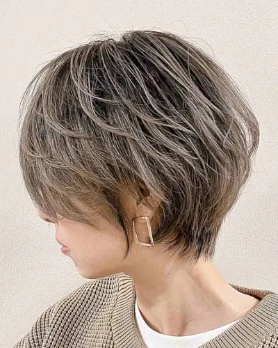 Short Long Pixie Cut with Dimensional Layers