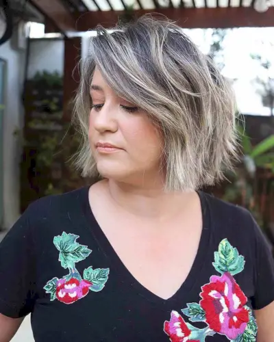 Chin-Length Layered Hair