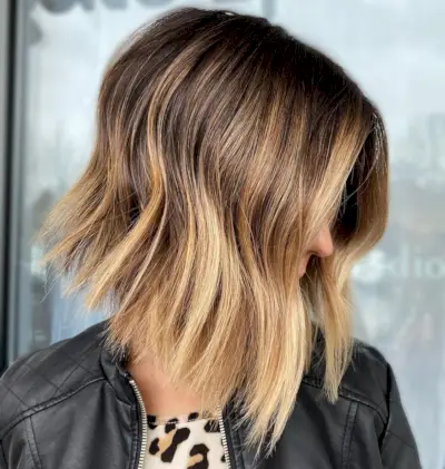 Short hair with wispy layers