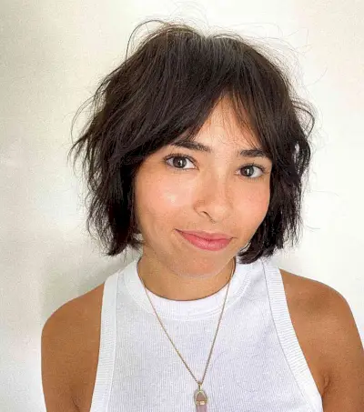 Short Layered Classy Textured Bob with Volume on Top