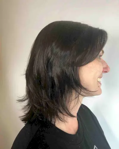 Popular Short to Shoulder-Length Haircut with Tapered Layers