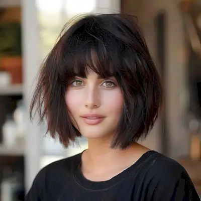 Short Bob for Straight, Thick Hair