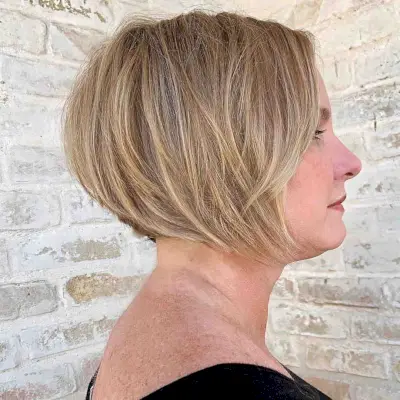 Straigth A-Line Bob for Women Over 30