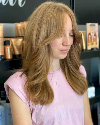 Feathered Cut for Straight Hair