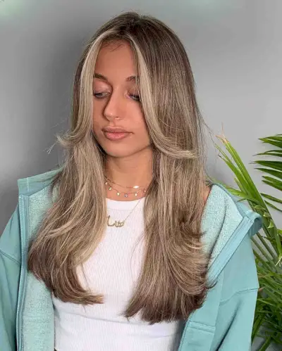 Low-Maintenance Straight Layered Hair