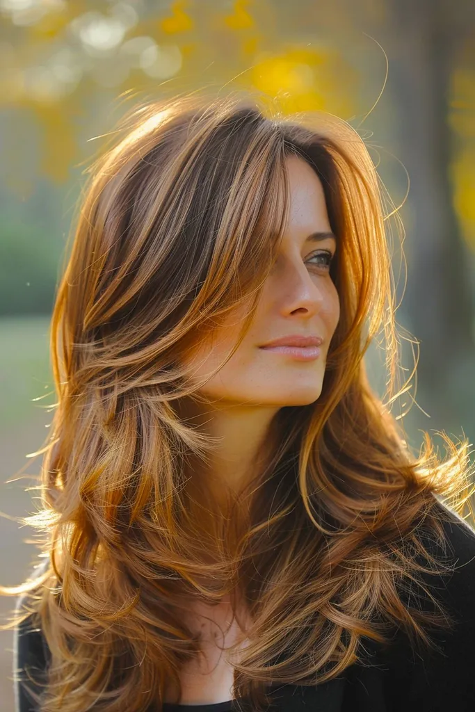 ブリーズレイヤー フェザーフォール レイヤードカット' title=