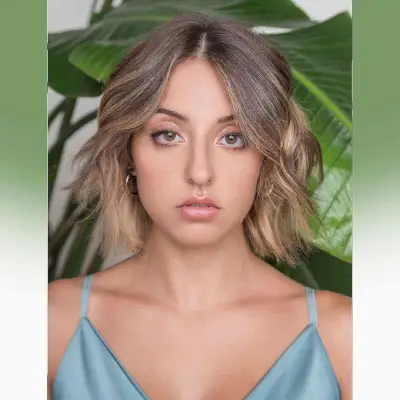 Middle Part Bob with Layers