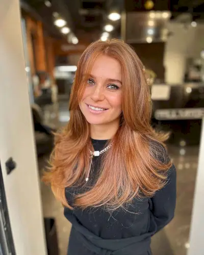 Versatile layers for long straight hair