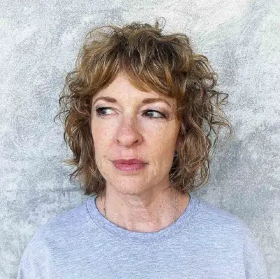 Razored Shaggy Cut with a Fringe