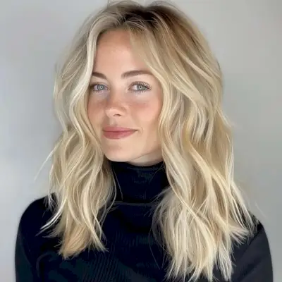 layered choppy soft texture